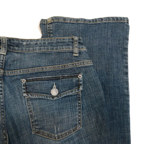 Banana Republic Jeans‎ Womens 6 Blue Mid Rise Bootcut Stretch Denim Blue - Picture 7 of 7